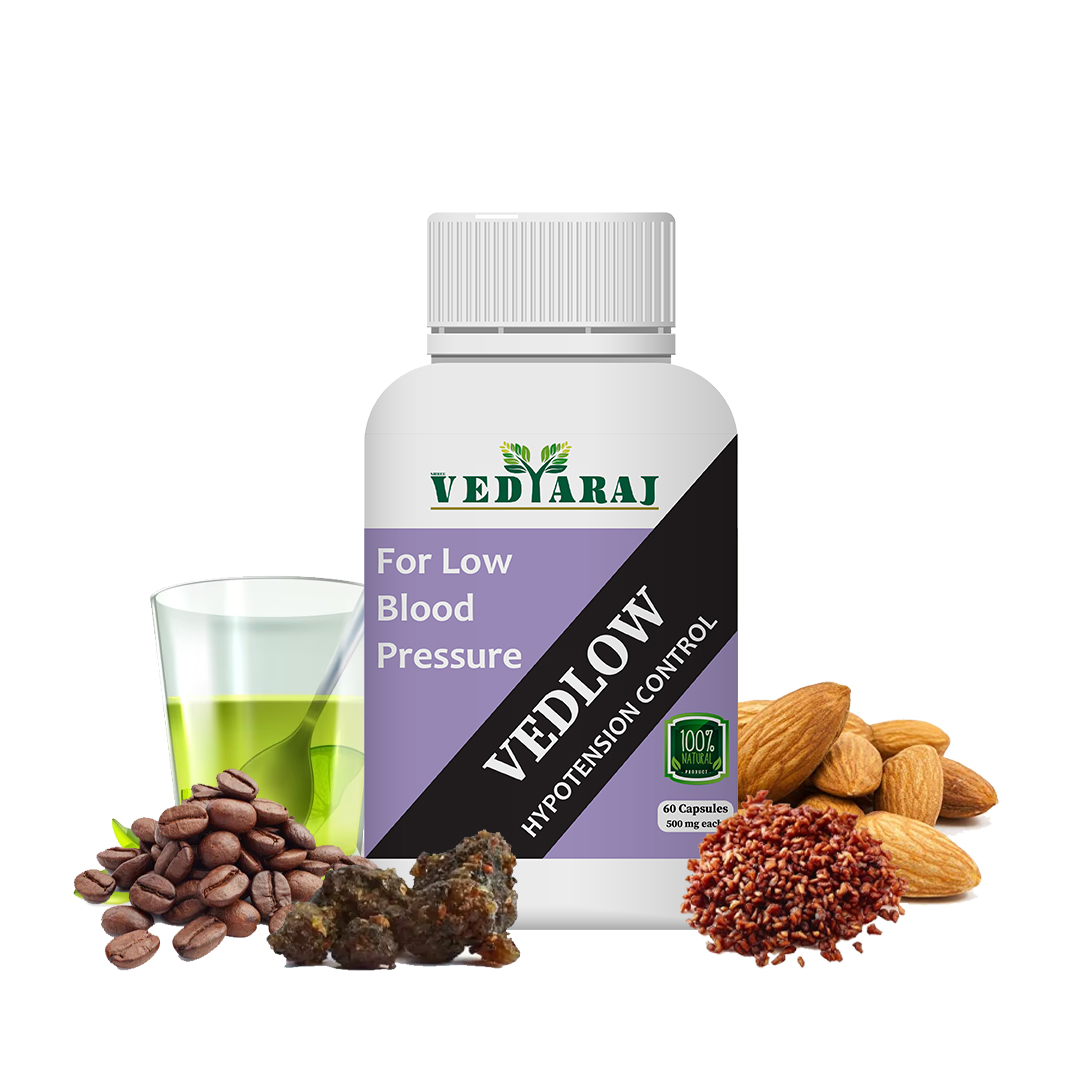 Buy Vedlow Ayurvedic Capsules for Low Blood Pressure Control Online at